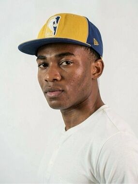 VINTAGE NBA D'Funkd Yellow Blue Snapback Cap
